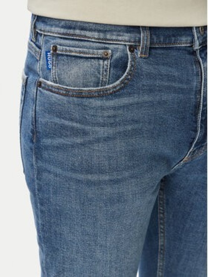 HUGO Jeansy Zane 50563481 Niebieski Extra Slim Fit