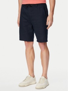 BOSS Szorty materiałowe 50559178 Granatowy Regular Fit