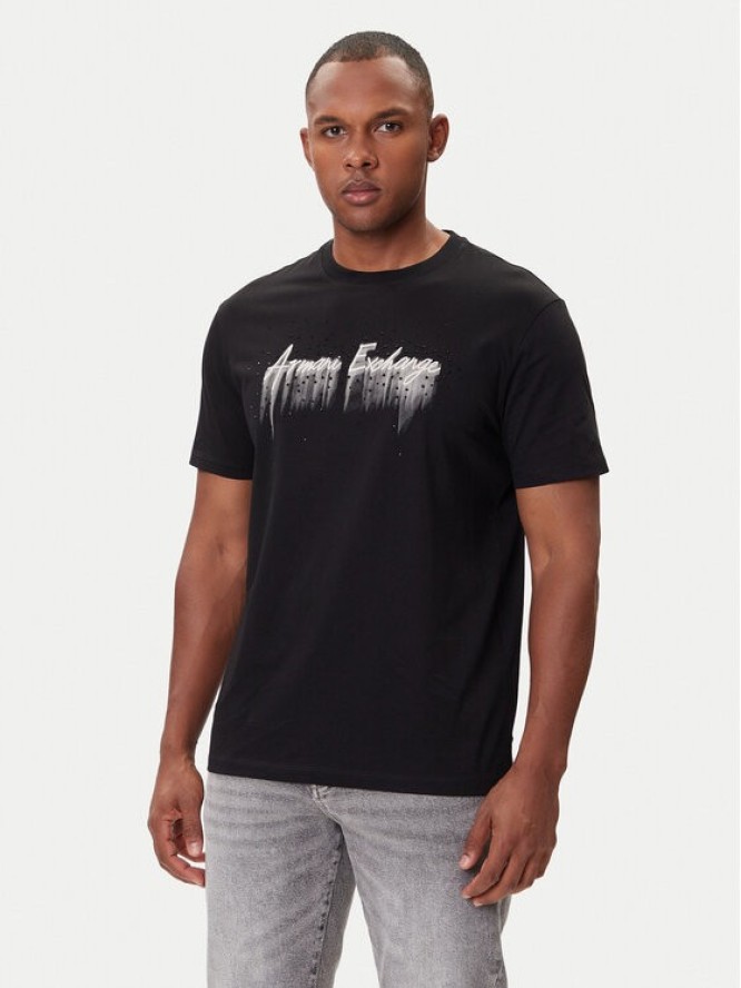 Armani Exchange T-Shirt XM001462 AF10364 UC001 Czarny Regular Fit