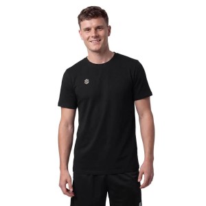 Męski T-shirt z krótkim rękawem Siroko Cotton Tee Black M