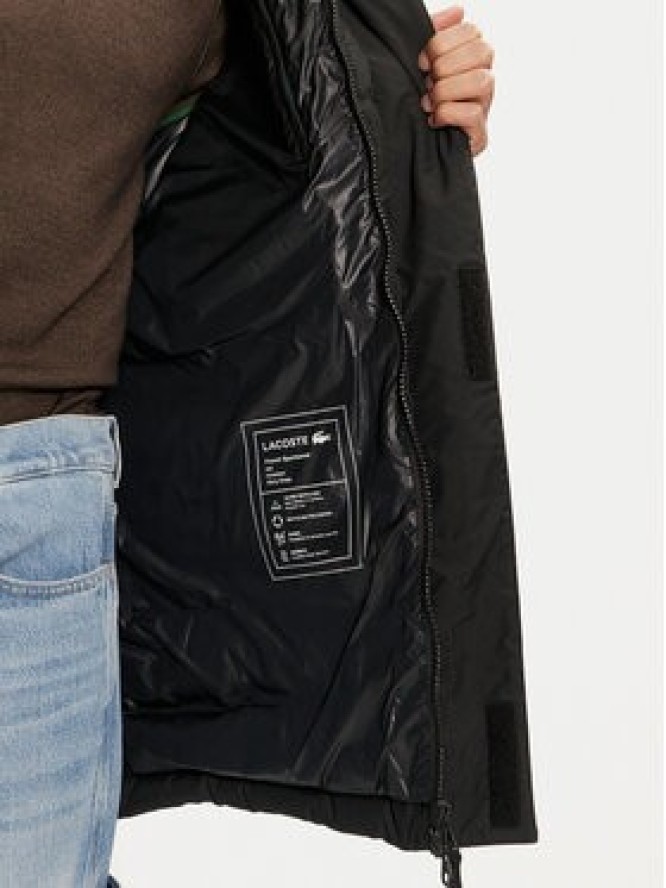 Lacoste Kurtka puchowa BH1583 Czarny Regular Fit