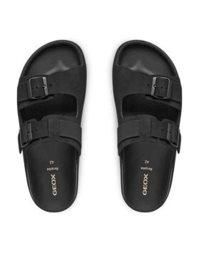 Geox Klapki U Parnaiba U651KA 00022 C9999 Czarny