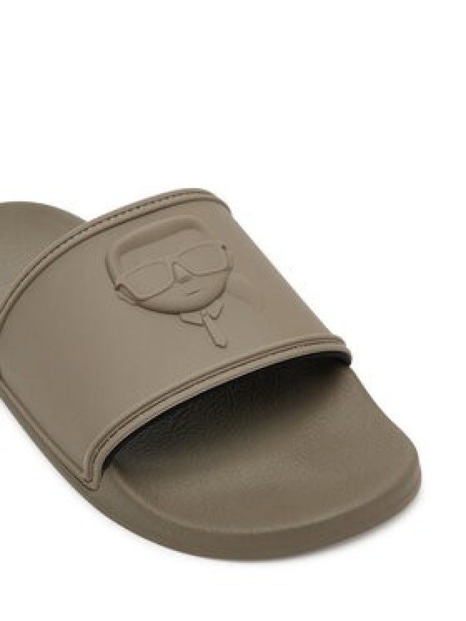 KARL LAGERFELD Klapki KL70009A Szary