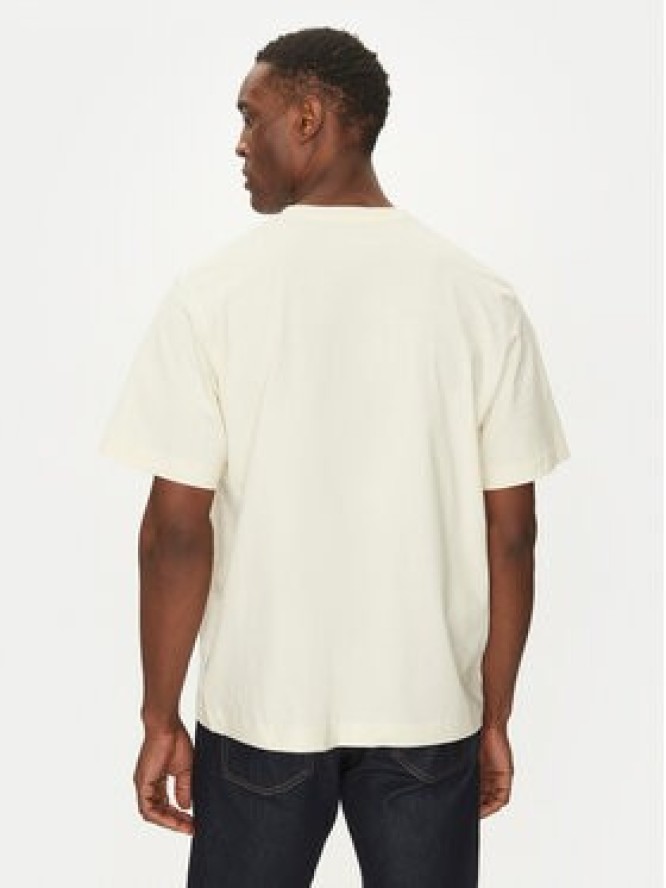 Jack & Jones T-Shirt Islington 12273019 Écru Loose Fit