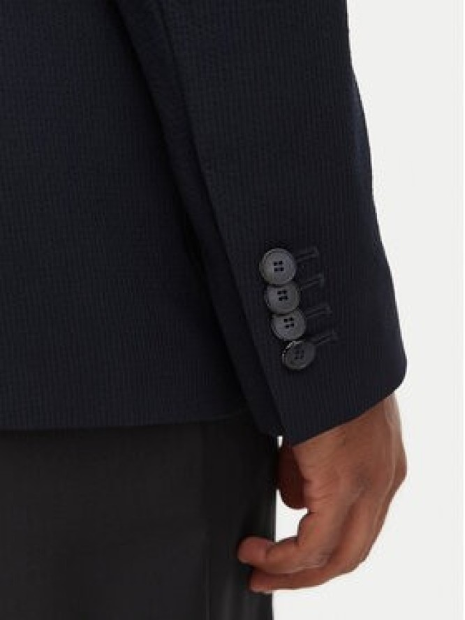 KARL LAGERFELD Marynarka 155280-562034 Granatowy Slim Fit