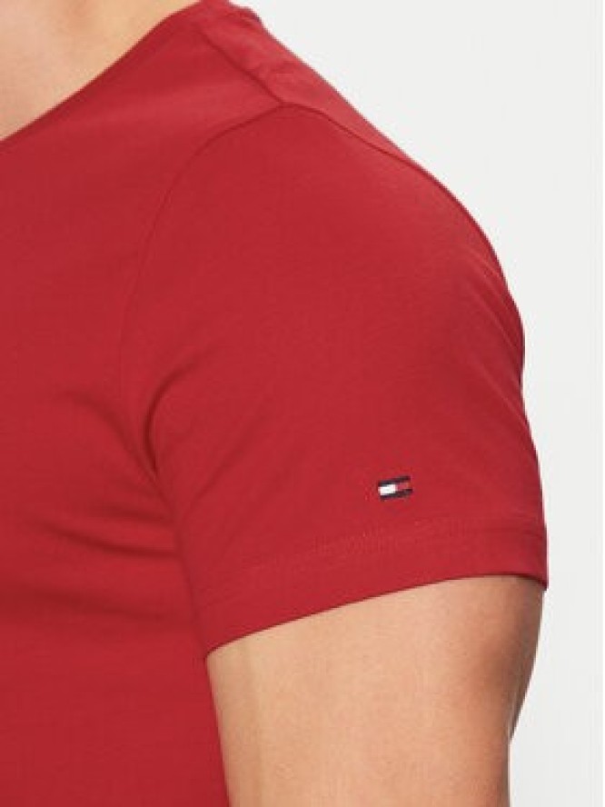 Tommy Hilfiger T-Shirt Tommy Logo MW0MW11797 Czerwony Regular Fit