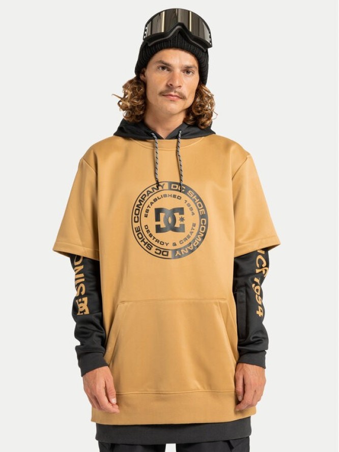 DC Shoes Bluza Dryden ADYFT03440 Brązowy Regular Fit