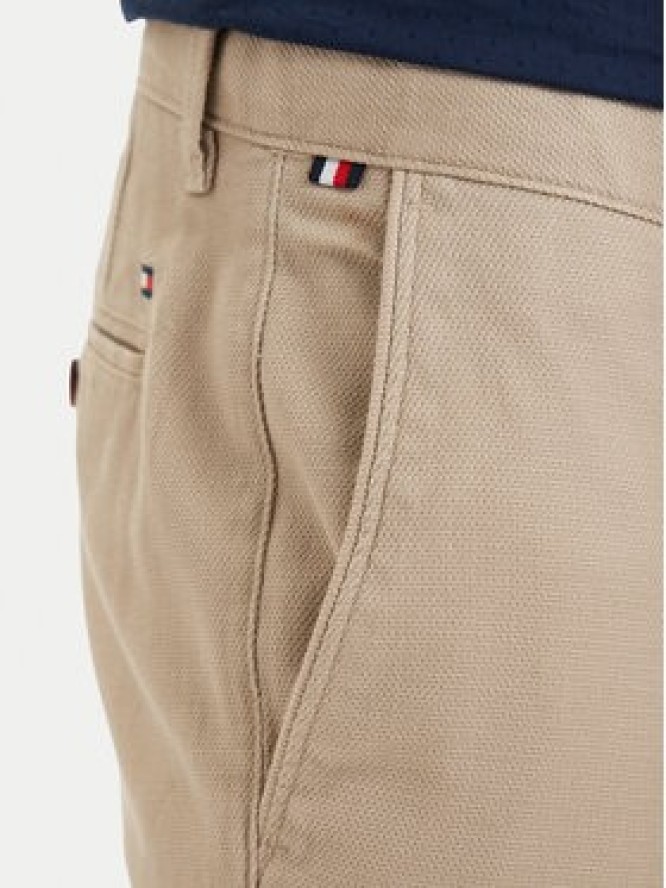 Tommy Hilfiger Chinosy Denton MW0MW43151 Beżowy Regular Fit