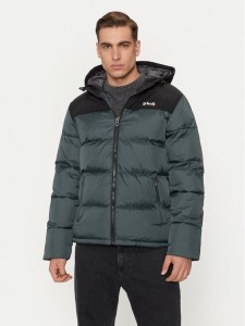 Schott NYC Kurtka zimowa UTAH2 Zielony Regular Fit