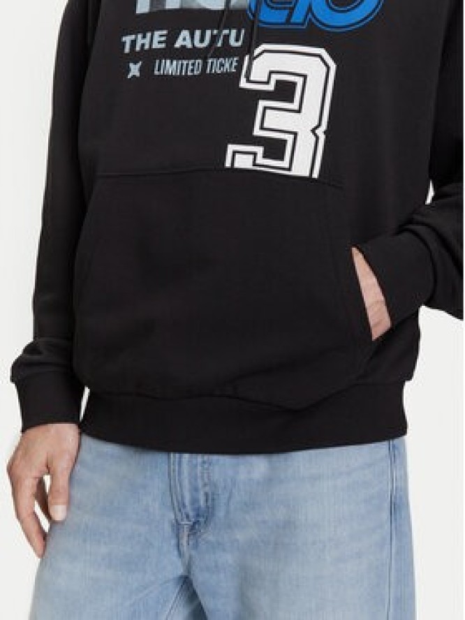 HUGO Bluza Nesidi 50544196 Czarny Loose Fit