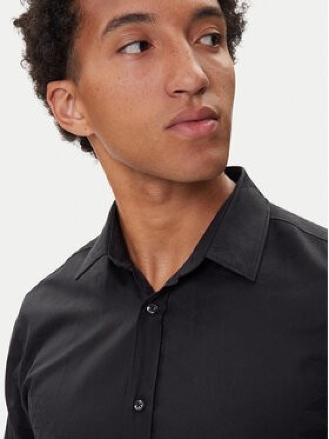 HUGO Koszula Elisha02 50544981 Czarny Slim Fit