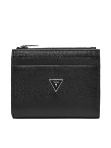 Guess Portfel SMMASL LEA03 Czarny