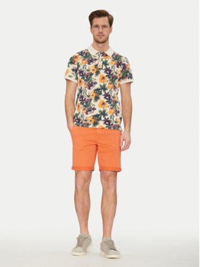 Blend Szorty materiałowe 20717939 Pomarańczowy Regular Fit