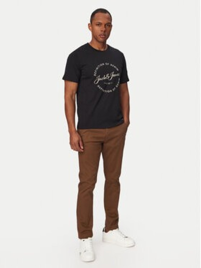 Jack & Jones T-Shirt Grayson 12288377 Czarny Regular Fit