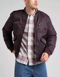 LEE BOMBER JACKET MĘSKA KURTKA PRZEJŚCIOWA VELVET L87GOS74 112321557