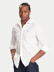 Tommy Jeans Koszula DM0DM22026 Biały Regular Fit