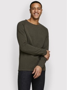 Jack & Jones Sweter Hill 12157321 Zielony Regular Fit