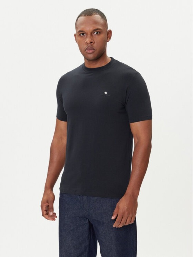 KARL LAGERFELD T-Shirt 755053 554235 Granatowy Regular Fit
