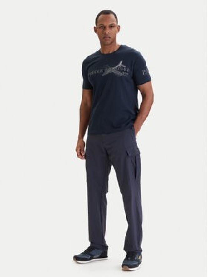 Aeronautica Militare T-Shirt 261TS2541UJ00727 Granatowy Regular Fit