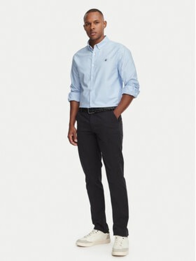 Beverly Hills Polo Club Chinosy P-SS26M -T450311 Czarny Regular Fit