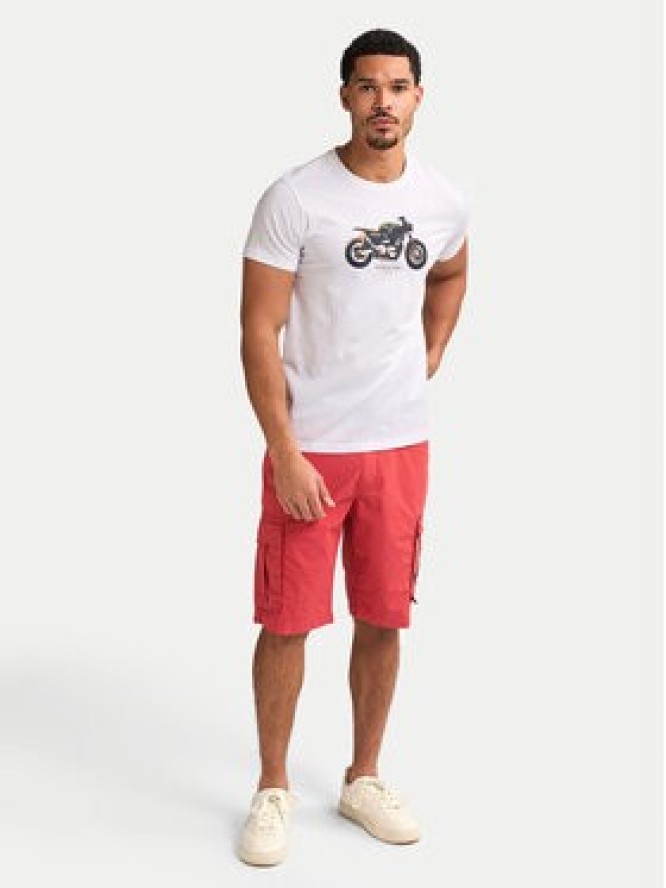 Petrol Industries T-Shirt M-1050-TSR671 Biały Regular Fit