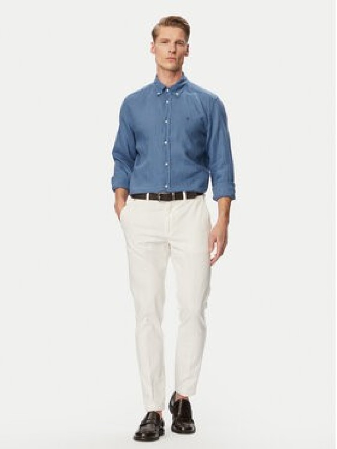 BOSS Koszula H-Liam 50556077 Niebieski Regular Fit