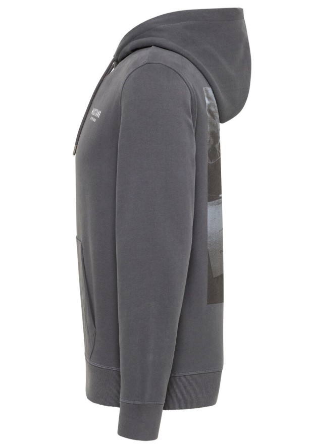 MĘSKA BLUZA Z KAPTUREM MUSTANG NADRUK Bennet Photo Print Nine Iron 1014507 4080