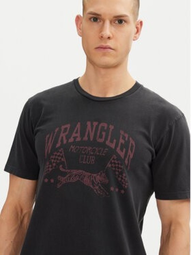Wrangler T-Shirt 205921 Czarny Regular Fit