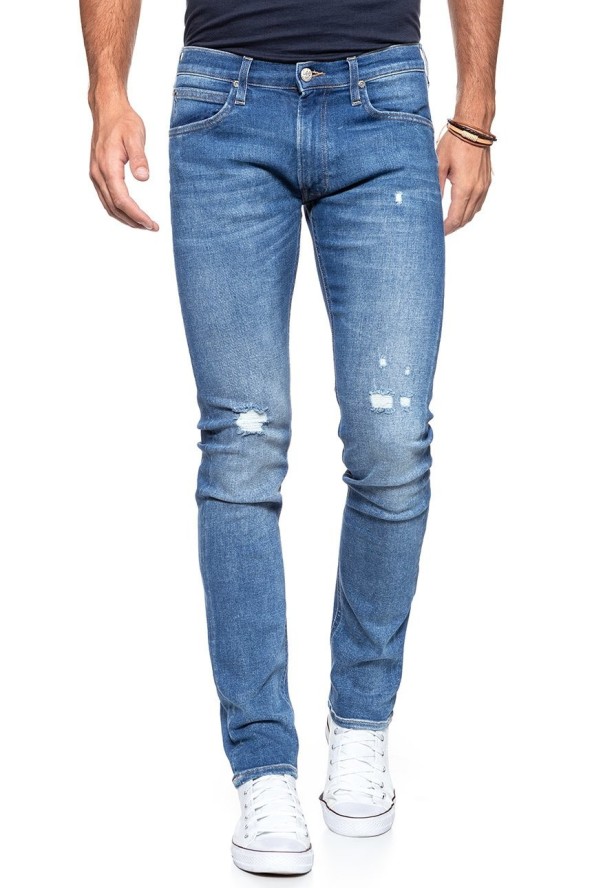JEANSY MĘSKIE LEE LUKE BROKEN BLUE L719RONK 112119395