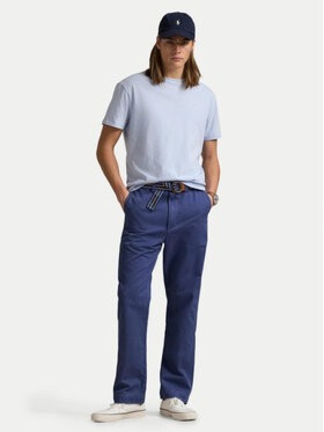 Polo Ralph Lauren T-Shirt 710671438418 Błękitny Slim Fit
