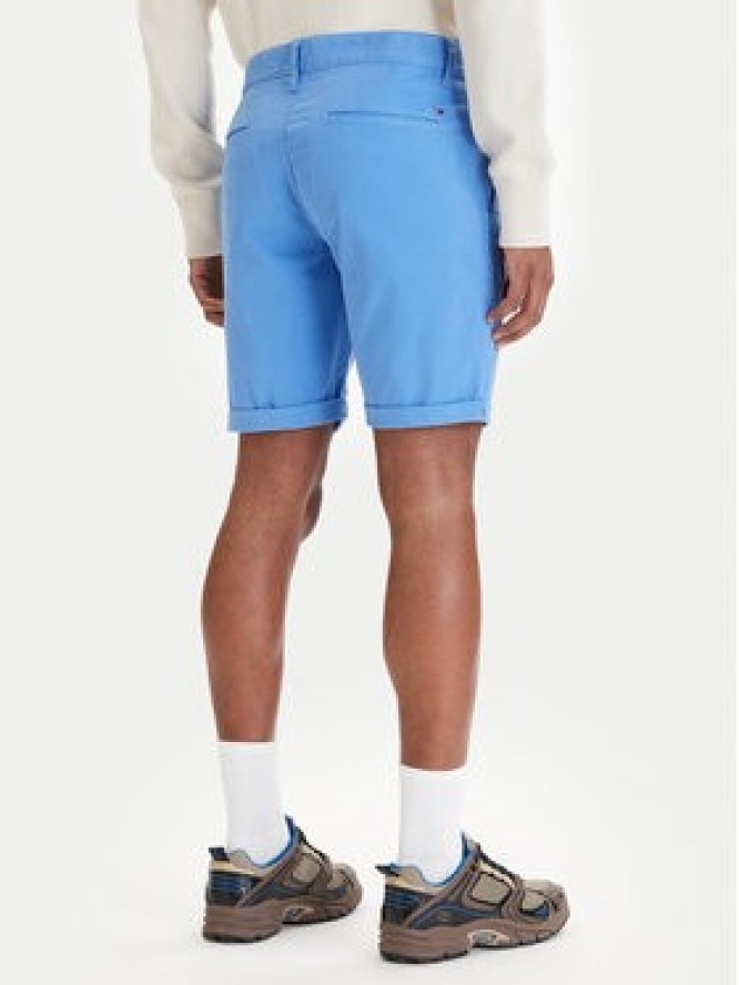 Tommy Jeans Szorty materiałowe Scanton DM0DM22852 Niebieski Slim Fit