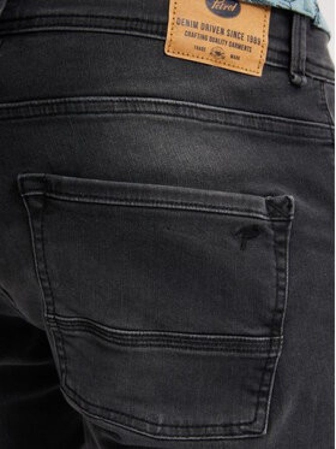 Petrol Industries Szorty jeansowe M-1050-SHO003 Czarny Regular Fit