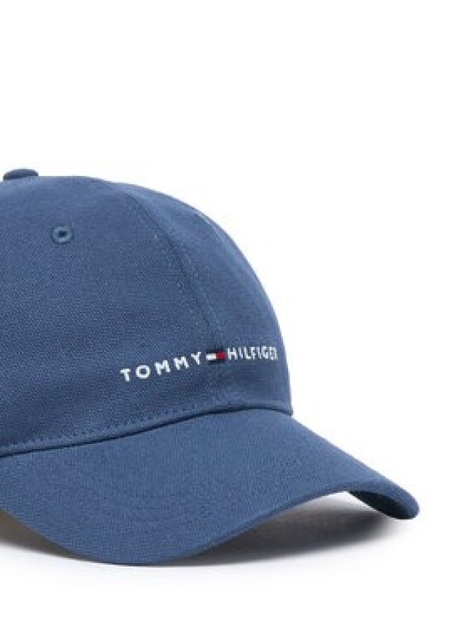 Tommy Hilfiger Czapka z daszkiem Th Foundation Soft AM0AM14511 Niebieski