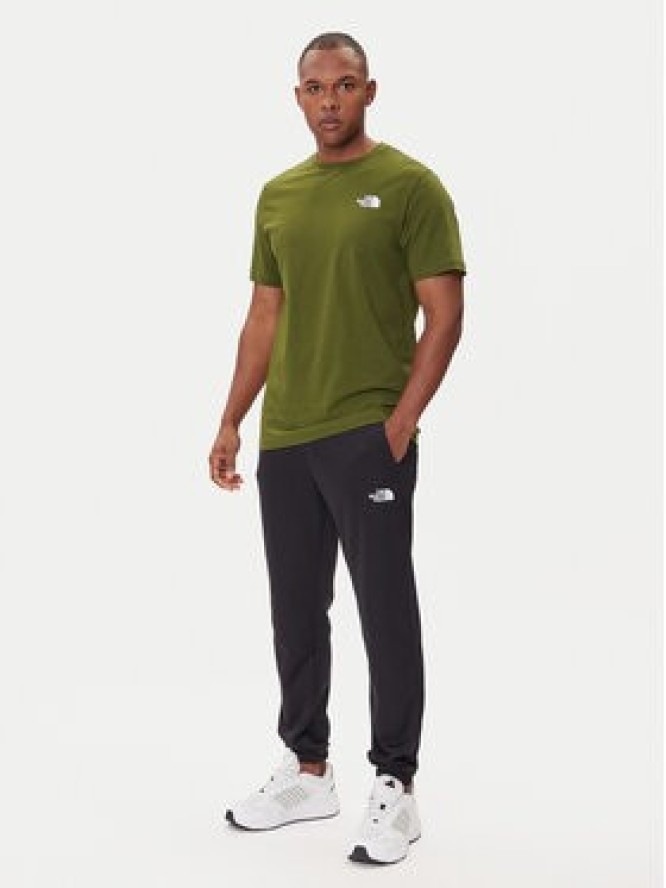 The North Face T-Shirt Redbox NF0A87NP Zielony Regular Fit