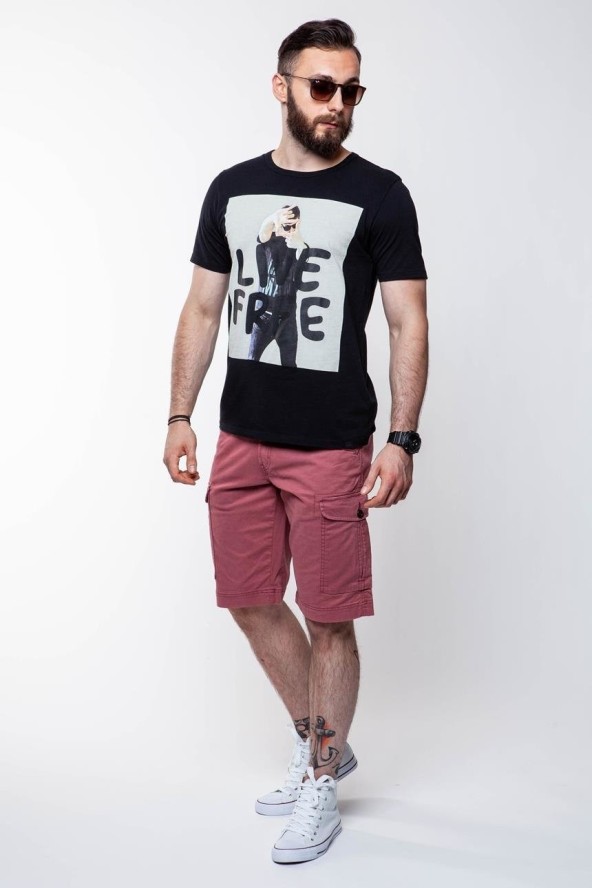 LEE T SHIRT PHOTO TEE BLACK L60QEP01 112113474