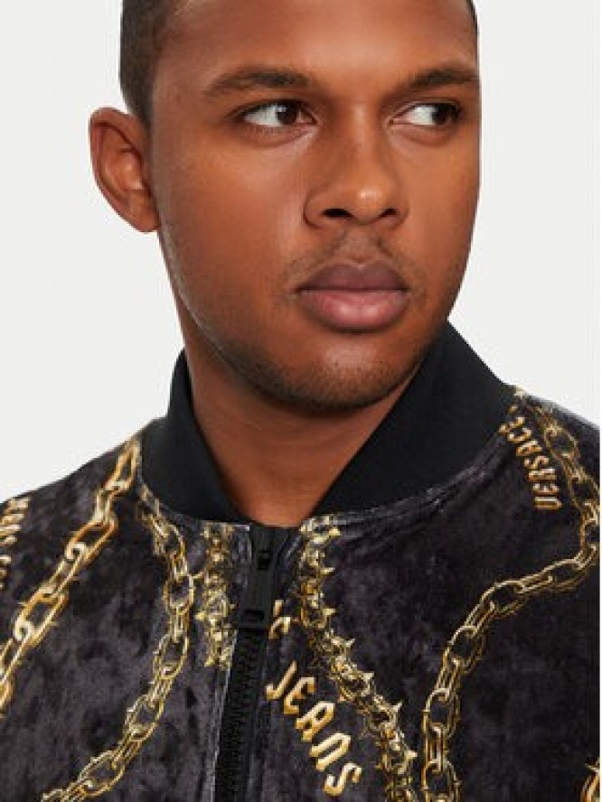 Versace Jeans Couture Bluza 77GAI300 JS367 Czarny Regular Fit