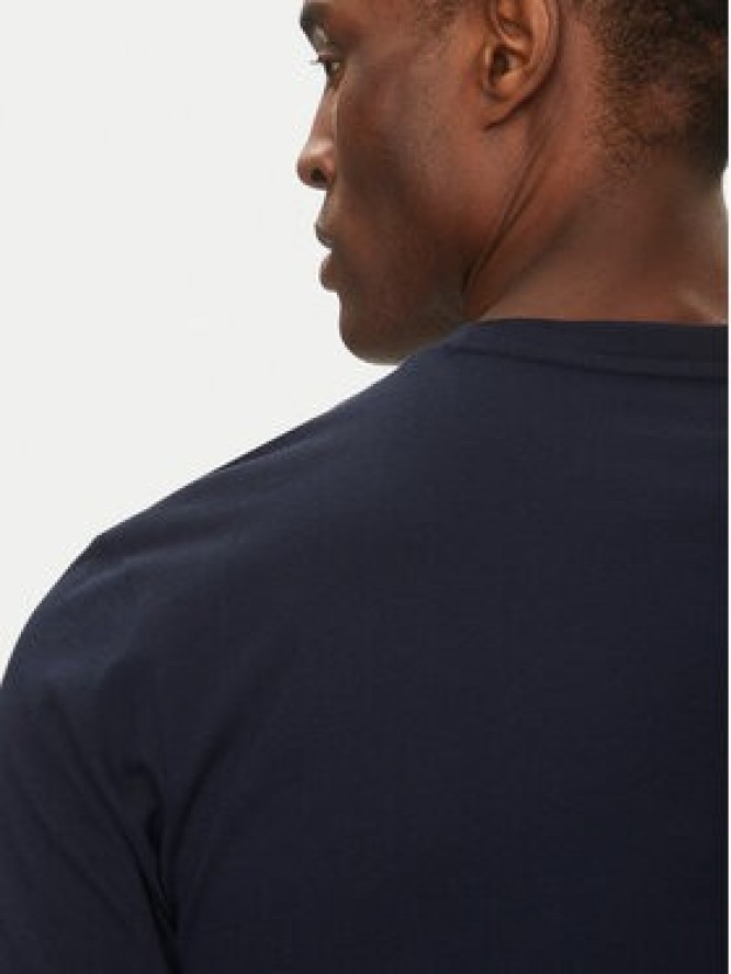 Lacoste T-Shirt TH8916 Granatowy Regular Fit