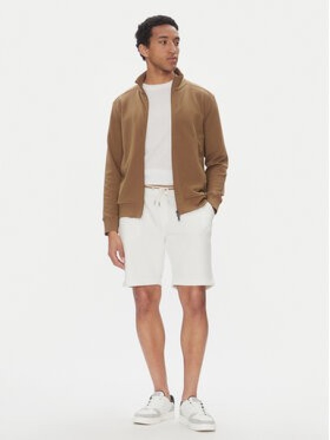 Bugatti Szorty materiałowe 8255 75080C Biały Regular Fit