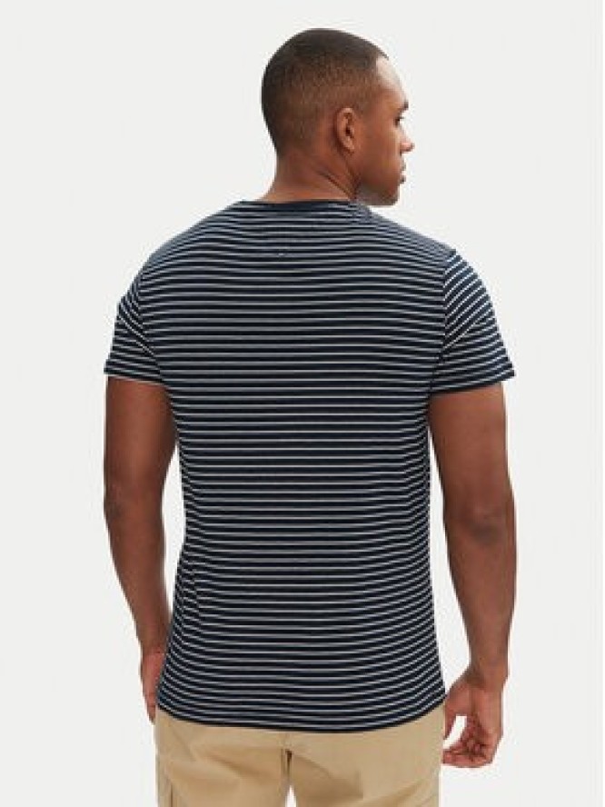 Tommy Jeans T-Shirt DM0DM20377 Granatowy Slim Fit