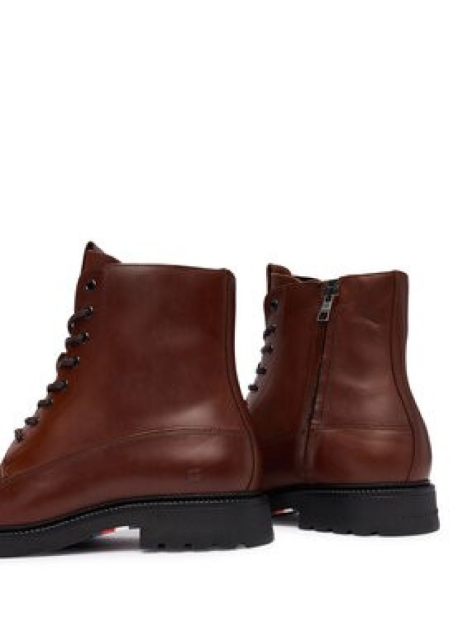 Tommy Hilfiger Kozaki Comfort Lwt FM0FM05593 Brązowy