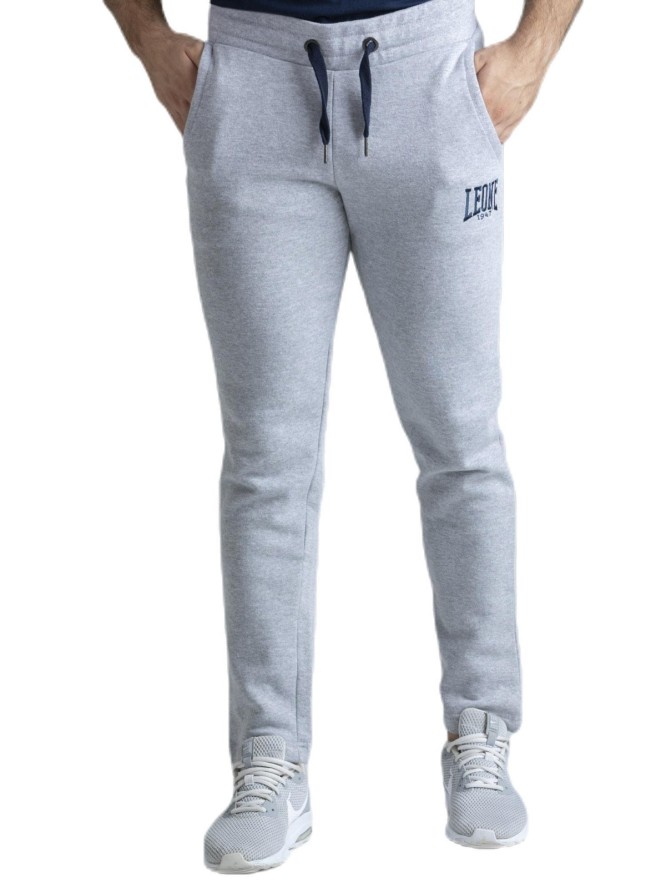Spodnie męskie z haftowanym logo Leone 1947 Apparel
