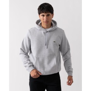 Bluza z kapturem Męska Lacoste Jasnoszary