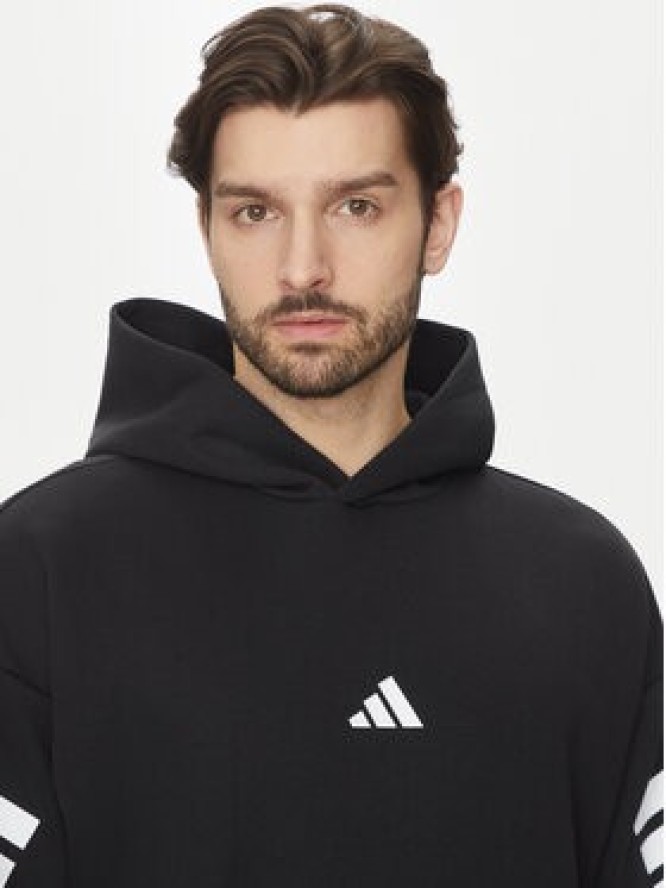 adidas Bluza Future Icons 3-Stripes JD4838 Czarny Regular Fit