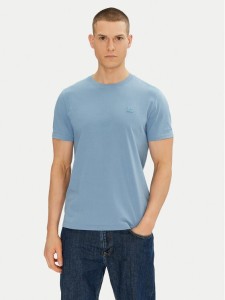 Moose Knuckles T-Shirt Duluth M15MT759 Niebieski Regular Fit