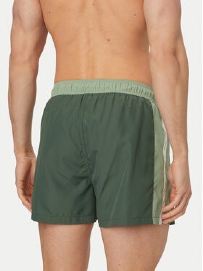 EA7 Emporio Armani Szorty kąpielowe 7M001679 AF21070 M7130 Zielony Regular Fit
