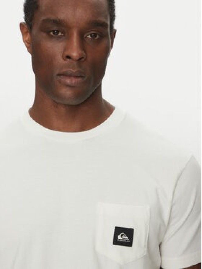 Quiksilver T-Shirt EQYZT08035 Biały Regular Fit