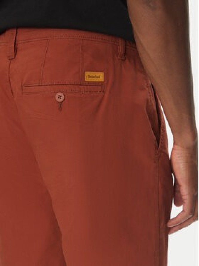 Timberland Szorty materiałowe TB0A5U2K Czerwony Regular Fit