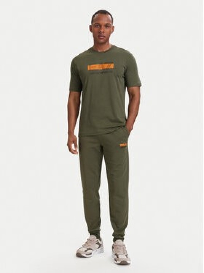 EA7 Emporio Armani T-Shirt 7M002415 AF10375 U7014 Zielony Regular Fit