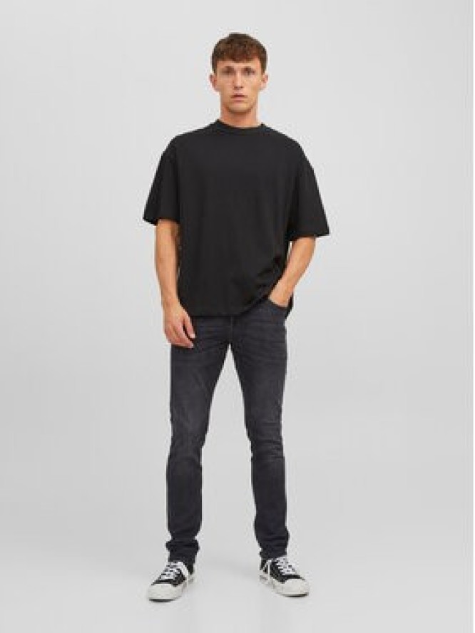 Jack & Jones Jeansy Glenn 12243595 Czarny Slim Fit