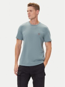 Parajumpers T-Shirt Patch 25WMPMTSEY29 Zielony Regular Fit